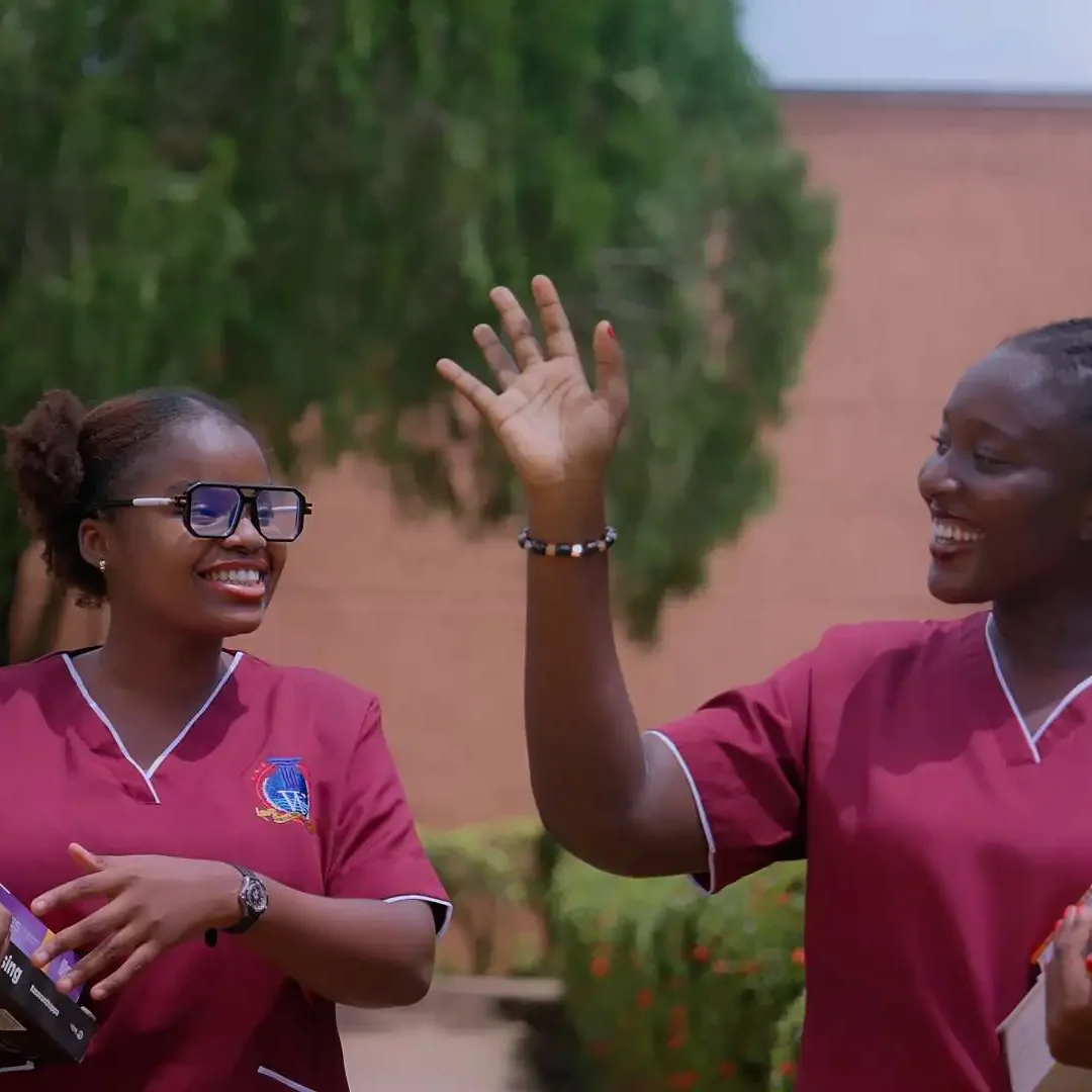 Nursing students at Wellspring University